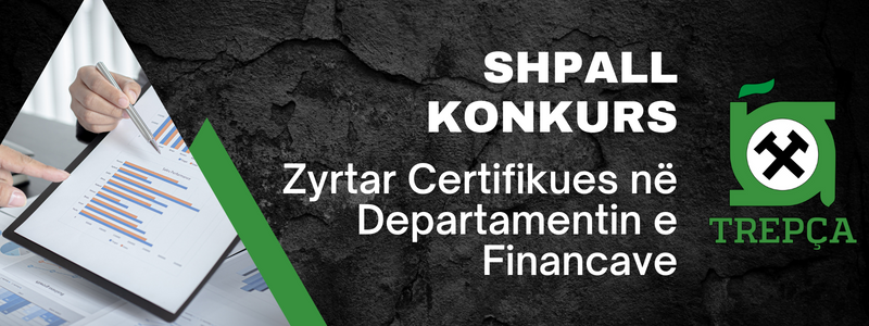 Zyrtar Çertifikues në Departamentin e Financave